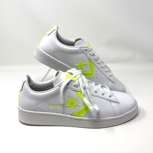 Converse Shoes - Converse Pro Leather Ox White Lemon Low Sneakers W